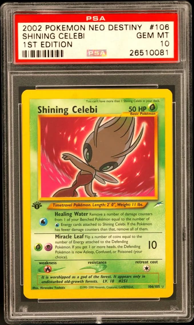2002 #106 Shining Celebi 1st Edi