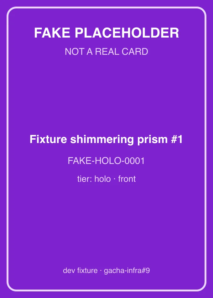 Fixture shimmering prism #1