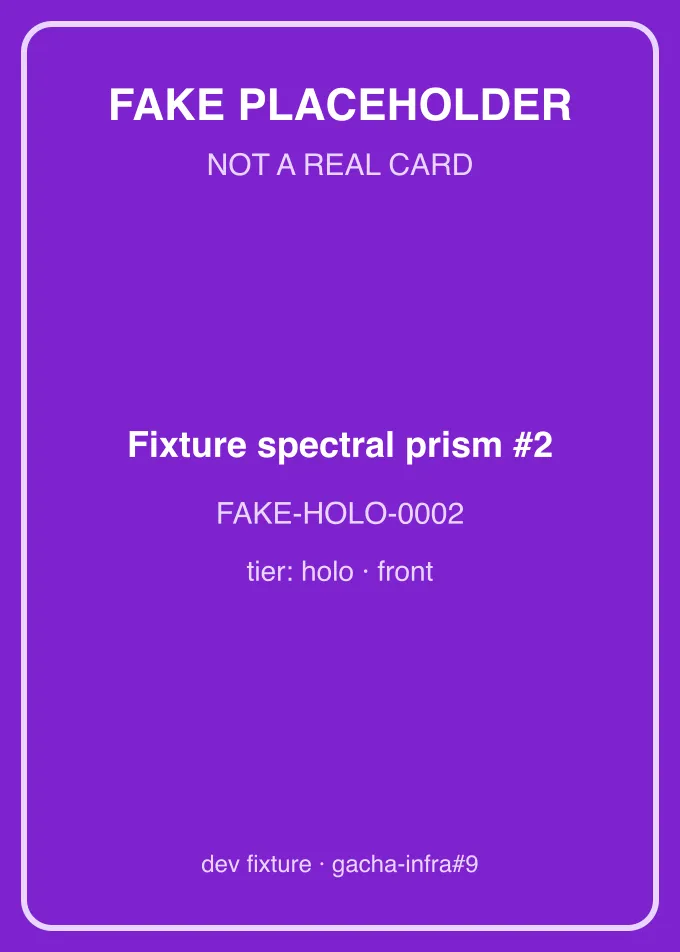 Fixture spectral prism #2