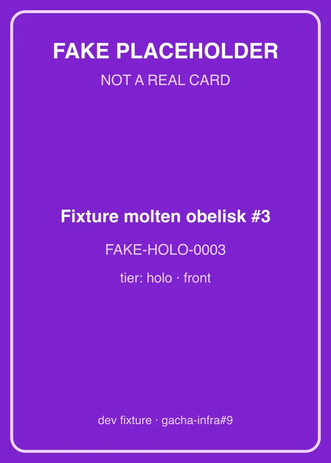 Fixture molten obelisk #3