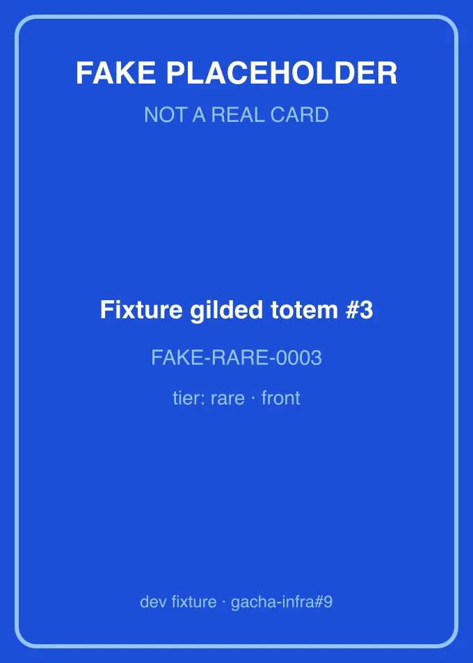 Fixture gilded totem #3