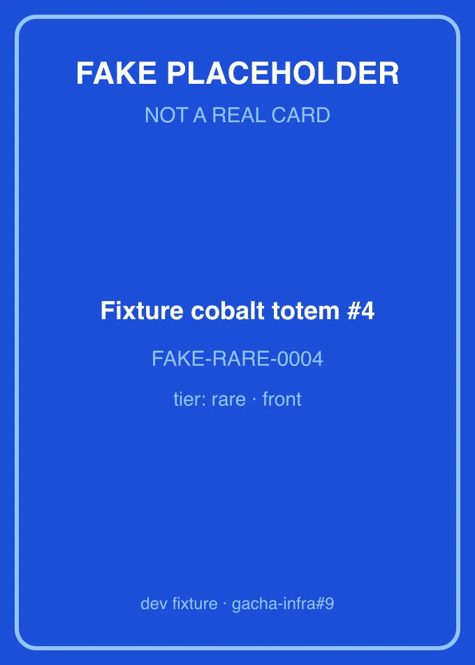 Fixture cobalt totem #4