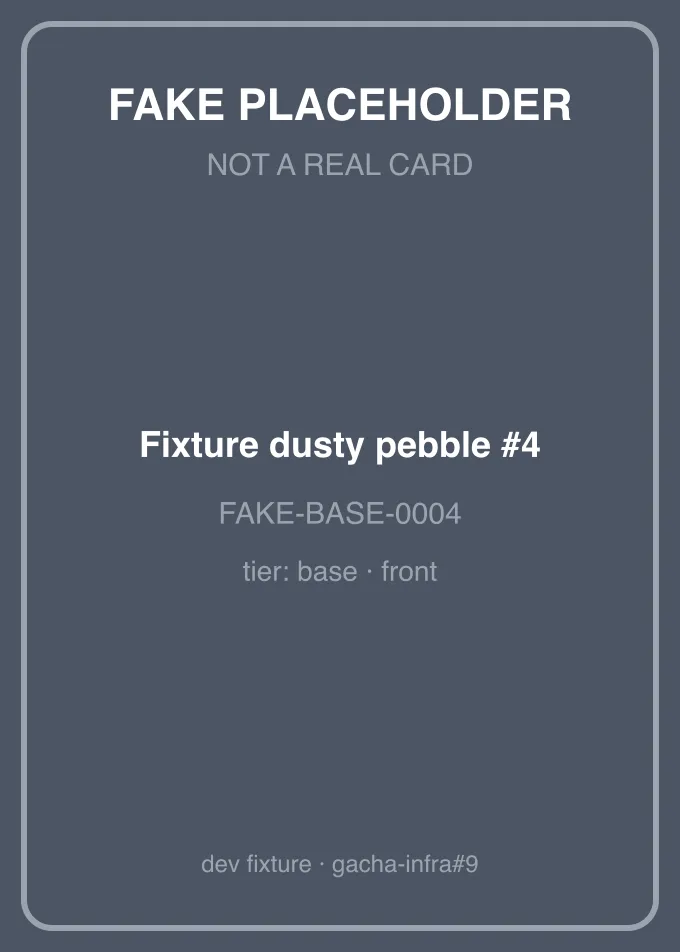 Fixture dusty pebble #4